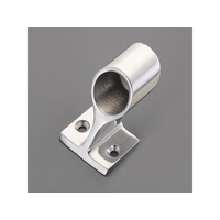 エスコ 25mm パイプ用ブラケット (ステンレス製・止め) FCW1158-EA951EW-161