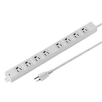 サンワサプライ 工事物件タップ(3P・8個口・0．3m) TAP-K8-03