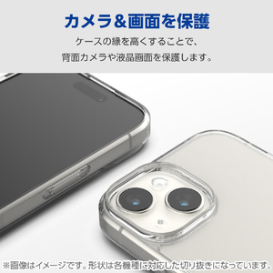エレコム Google Pixel 8用ハイブリッドケース クリア PM-P233HVCKCR-イメージ6