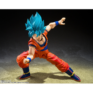 バンダイスピリッツ S．H．Figuarts 超サイヤ人ゴッド超サイヤ人孫悟空〈限界を超えし蒼き力〉 SHFSSGSSｿﾝｺﾞｸｳｱｵｷﾁｶﾗ-イメージ3
