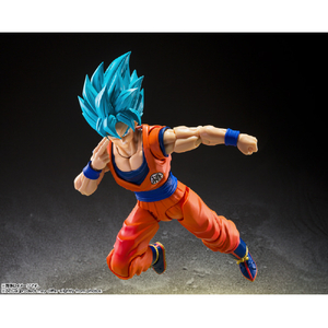 バンダイスピリッツ S．H．Figuarts 超サイヤ人ゴッド超サイヤ人孫悟空〈限界を超えし蒼き力〉 SHFSSGSSｿﾝｺﾞｸｳｱｵｷﾁｶﾗ-イメージ6
