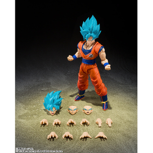 バンダイスピリッツ S．H．Figuarts 超サイヤ人ゴッド超サイヤ人孫悟空〈限界を超えし蒼き力〉 SHFSSGSSｿﾝｺﾞｸｳｱｵｷﾁｶﾗ-イメージ7