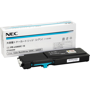 ＮＥＣ 大容量トナーカートリッジ シアン F893089-PR-L5900C-18-イメージ1