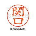 シヤチハタ ネームペン用ネーム シルバー 既製 関口 FC47115-X-GPS-1344