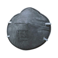 3M 活性炭入り使い捨て式防じんマスク 9913 DS1 FC396WK-3802175