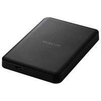 エレコム ELP-HTV 2．5インチ ポータブルHDD 1TB ブラック ELP-HTV010UBK