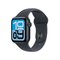Apple Apple Watch SE 3(GPSモデル)- 40mm ミッドナイトアルミニウムケースとネイビーブルースポーツバンド - M/L MJL14J/A