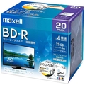 マクセル 録画用25GB 1-4倍速対応 BD-R追記型 ブルーレイディスク 20枚入り BRV25WPE20S