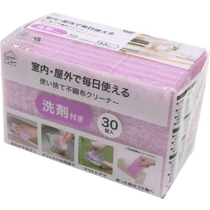 オカザキ 使い捨て不織布クリーナー 洗剤 30個入 FC577SK-イメージ4