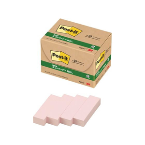 3M ポスト・イット 見出し 再生紙 50×15mm ピンク 25冊 F827194-7001-P-イメージ1