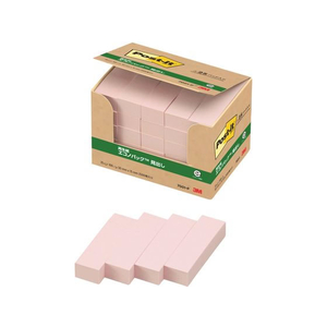 3M ポスト・イット 見出し 再生紙 50×15mm ピンク 25冊 F827194-7001-P-イメージ2