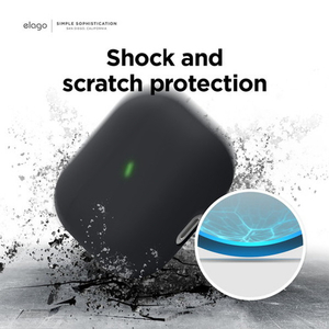 elago AirPods 3用ハイブリッドケース ブラック EL_AP3CSSCLD_BK-イメージ3