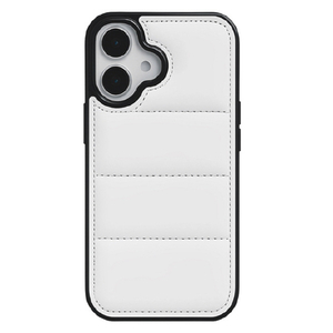 COCO　CASE iPhone 17用ダウンみたいなふかふかケース ホワイト 1830-17-WHITE-イメージ1