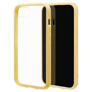 ラスタバナナ iphone17e/16e用 flexguard ﾊｲﾌﾞﾘｯﾄﾞｹｰｽ tpu×pc イエロー×クリア 8770IP5EHPYE-イメージ1