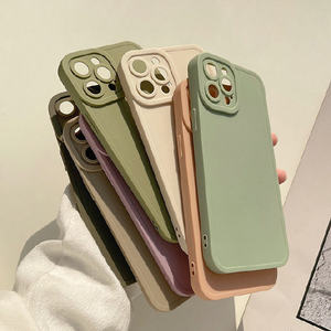 GAACAL iPhone 14 Pro用カメラ保護マットTPUケース オレンジ P00212OQP-イメージ3