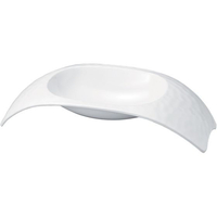 若泉漆器 ニューホワイト アーチ盛器 FC911KY-0261500