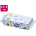 アイリスオーヤマ Genki!手口ふき ミニタイプ 8枚×6個 FCJ518V-TFM68P