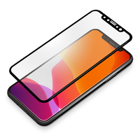 PGA iPhone 11 Pro/XS/X用治具付 3DWストロングガラス アンチグレア PG19AGL06D