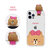 LINE FRIENDS iPhone 12 mini用フィギュア付きソフトクリアケース FACE CHOCO KCE-CSG364-イメージ14
