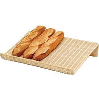 萬洋 籐製 フランスパンスタンド 横置浅型 16-701 FC977LN-5359500