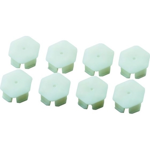 トラスコ中山 TRUSCO樹脂台車アクロキャリーAC-1用滑り止めゴム10個入白 FC841FV-8217937-イメージ1
