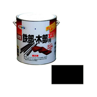 アサヒペン 油性鉄部木部用EX 3L 黒 FC469NS