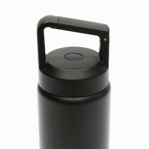 ヒロコーポレーション 炭酸対応真空ステンレスボトル(600ml) ブラック HED-7875-イメージ3