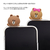 LINE FRIENDS iPhone 12 mini用フィギュア付きソフトクリアケース BASIC BROWN KCE-CSG365-イメージ4