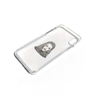 Dparks iPhone XS/X用ソフトクリアケース 少女B DS14787I58