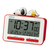 リズム時計 アラームデジタルR235/スヌーピー 電波デジタル目覚まし時計 赤 8RZ235MS01-イメージ1