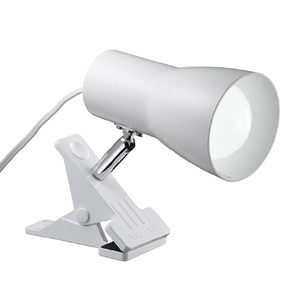 ヤザワ 40形LED電球付属クリップライト ホワイト CLL04D01WH-イメージ1