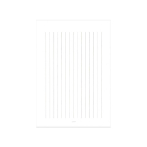 菅公工業 便箋 絹目箋 縦罫 40枚 F028636-ｾ247-イメージ2