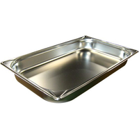 江部松商事 EBM/18-8 ガストロノームパン 補強重なり防止付 1／1 65mm FC390LZ-8848801