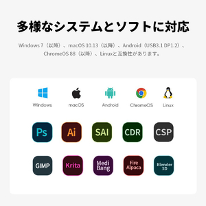 XP-PEN 液晶ペンタブレット Artist Pro22（Gen2）替え芯セット付属 ブラック ART220QH_JP-イメージ18