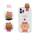 LINE FRIENDS iPhone 12 mini用フィギュア付きソフトクリアケース BASIC CHOCO KCE-CSG366-イメージ14