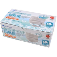 ＴＳＵＢＡＳＡ 超軽量サージカルマスク 不織布マスク T-K(50マイ) FCG615S-24-9594-00