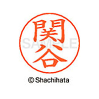 シヤチハタ ネームペン用ネーム シルバー 既製 関谷 FC47118-X-GPS-1347