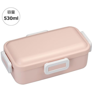 スケーター 抗菌ふわっと弁当箱 530mL くすみピンク FC582SK-PFLB6AG-イメージ2