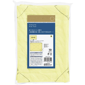 コクヨ HibiFull ほつれにくい雑巾 使い分けできる 黄 FCE425U-KHF-CC121-イメージ3