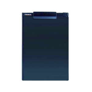 トラスコ中山 ペンホルダー付クリップボード A4縦 黒 FC271KR-7672799-イメージ1