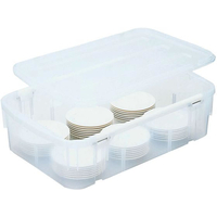 矢崎化工 食器ポリテナーフタ SY-48L クリア ポリプロピレン FC602LY-8579220