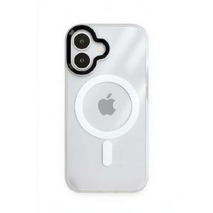 COCO　CASE iPhone 17用Magsafe対応 ところどころメタルケース クリア 1835-17-CLEAR-イメージ1