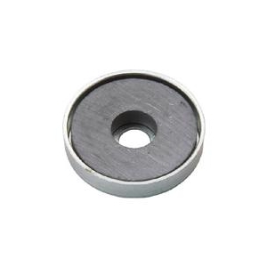 トラスコ中山 TRUSCO　キャップ付フェライト磁石　外径44mmX厚み8mm　10個入り TFC44RA-10P-イメージ1