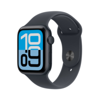 Apple Apple Watch SE 3(GPSモデル)- 44mm ミッドナイトアルミニウムケースとネイビーブルースポーツバンド - M/L MJL94J/A