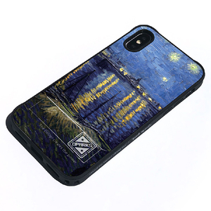 Dparks iPhone XS/X用ケース spirit case ローヌ川の星月夜 DS14789I58-イメージ2