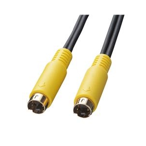 オーディオケーブル➕S端子 サンワサプライ KM-V7-10K2 S端子ビデオケーブル（1m
