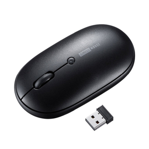 サンワサプライ 静音ワイヤレスマウス ブラック MA-WR187BK サンワサプライ 静音ワイヤレスマウス ブラック MA-WR187BK