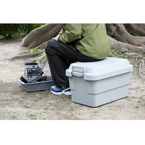 トラスコ中山 トランクカーゴ 50L グレー 600390370グレー50 FC560GV-2073977-イメージ4