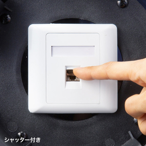 サンワサプライ 屋外用巻取り延長CAT6A LANケーブル KB-MKE21BK-イメージ3