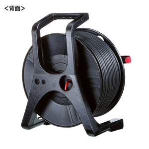サンワサプライ 屋外用巻取り延長CAT6A LANケーブル KB-MKE21BK-イメージ9
